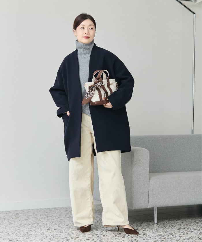 ジャーナルスタンダードレサージュ　GIOLICA ヘリンボンコクーンコート 追加予約》SUPER140S/GIOLICA コクーンコート(508489932