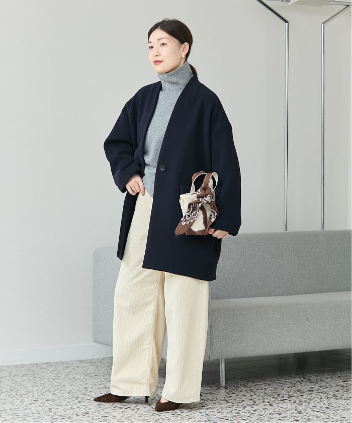 JOURNAL STANDARD SUPER140S/ コクーンコート 追加予約》SUPER140S/GIOLICA コクーンコート(508478189