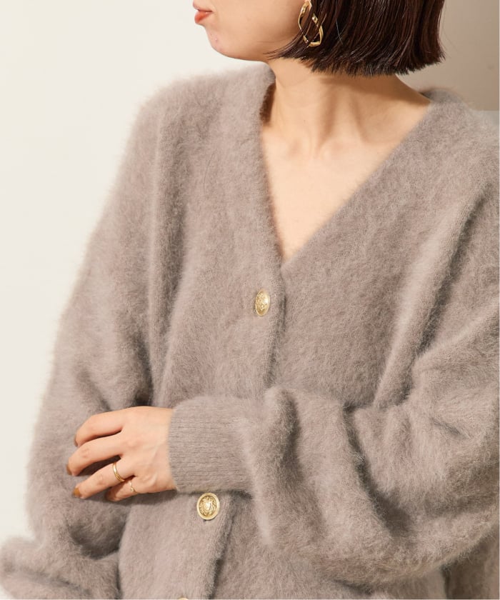 ジャーナルスタンダード レサージュ　FOX CASHMERE ニット　ピンク ジャーナルスタンダード レサージュ FOX CASHMERE ニット ピンク