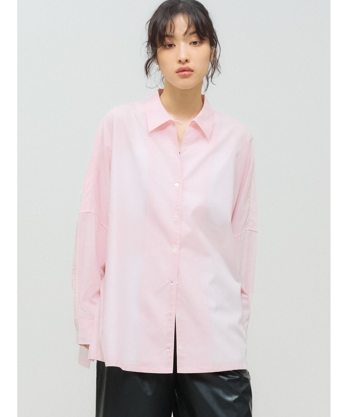 MIDIUMISOLID for Ladies スキッパーポンチョシャツ(508490253