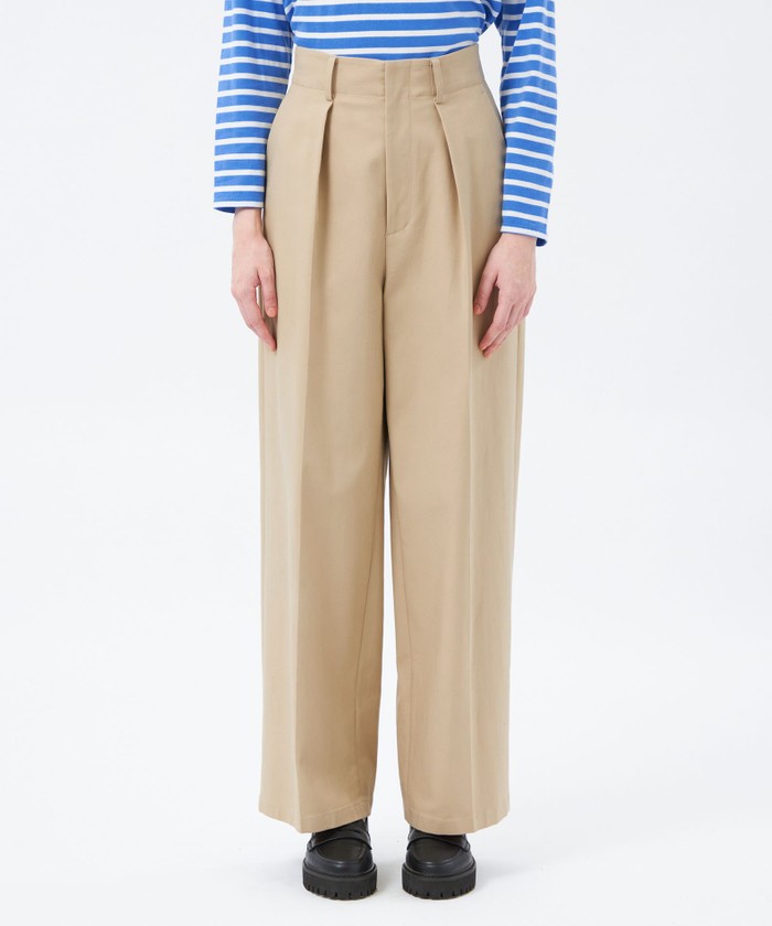 MACKINTOSH PHILOSOPHY   フロントタックワイドチノパンツ インタックワイドチノパンツ(508419161) | マッキントッシュ