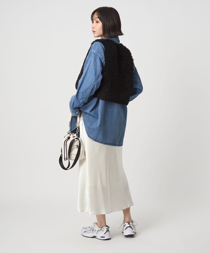 green label relaxing フェイクファー ベスト UNITED ARROWS green label relaxing｜<VINCENT PRADIER