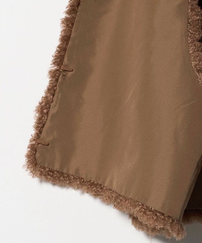 green label relaxing フェイクファー ベスト UNITED ARROWS green label relaxing｜<VINCENT PRADIER