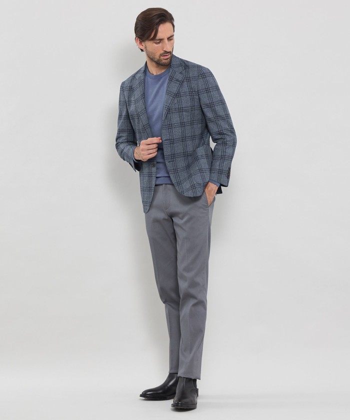 【美品】MACKINTOSH LONDON カシミヤブロックチェックジャケット ウールチェックジャケット(508442137) | MACKINTOSH LONDON