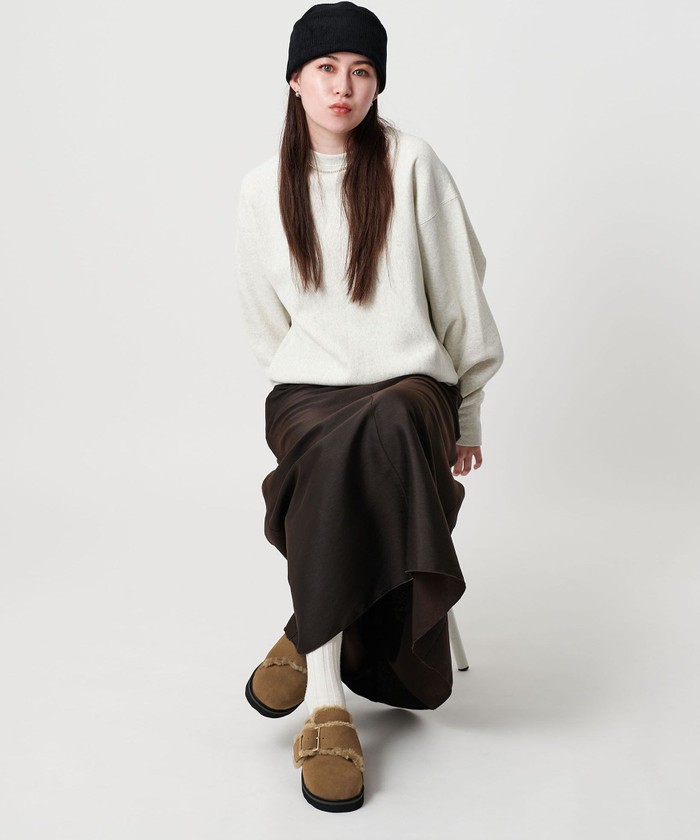 BEAUTY&YOUTH／MOHI スエード ビッグサンダル ブラック 36 BEAUTY&YOUTH／MOHI スエード ビッグサンダル ブラック 36