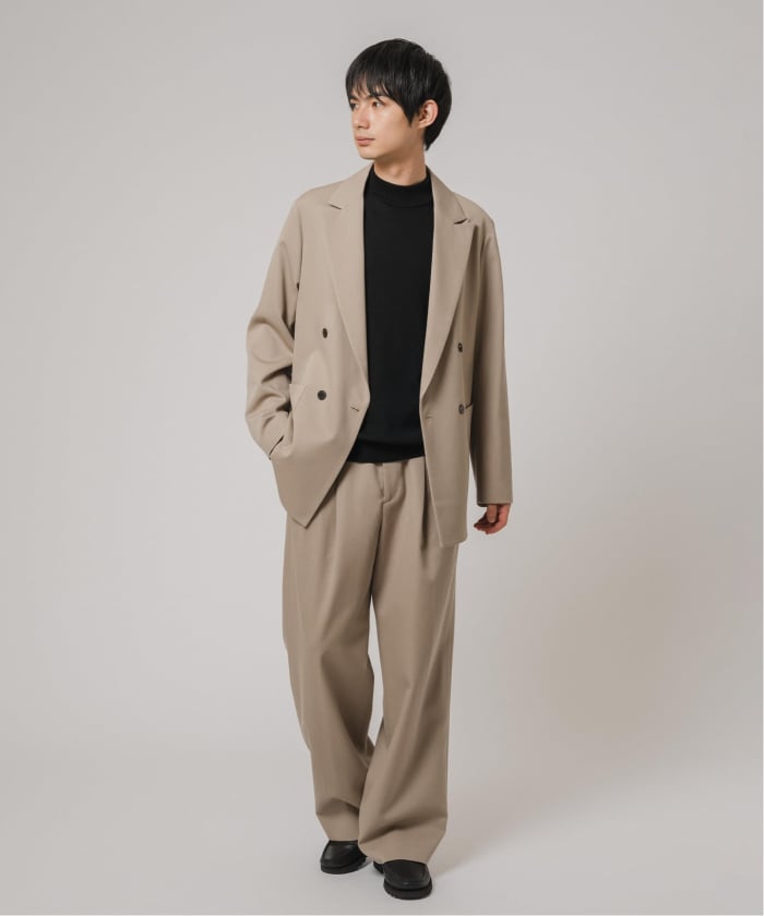 VISTO ギャバ 2プリーツ パンツ【セットアップ着用可