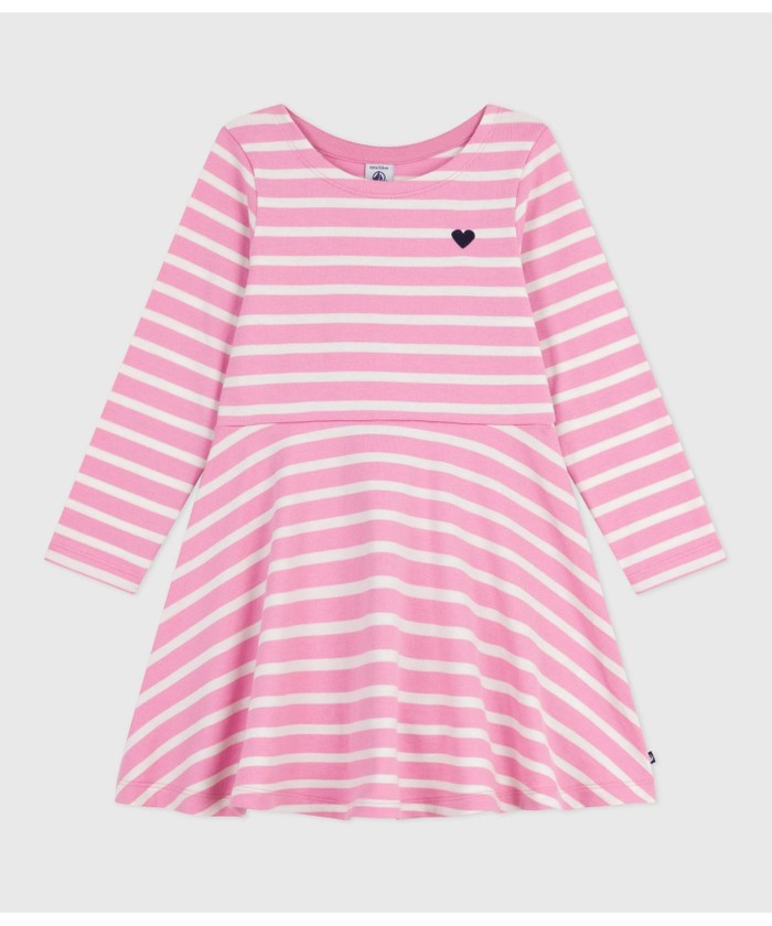 【未使用タグ付き】PETITBATEAU プチバトー★コットンワンピース ピンク ワンピース(508492109) | プチバトー(PETIT BATEAU) - d fashion