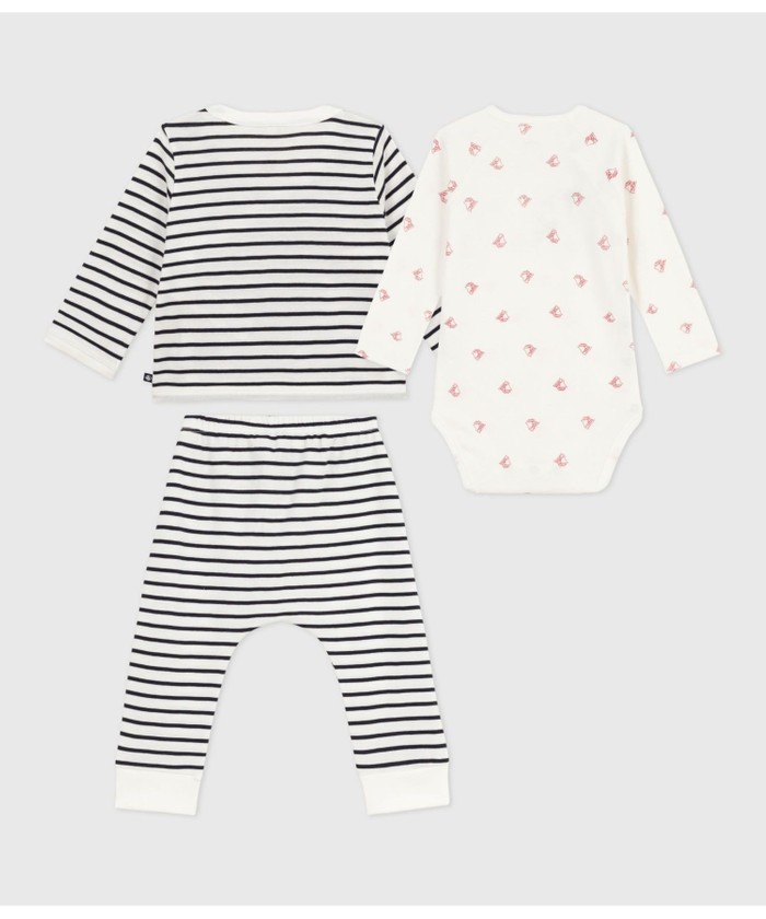 ベビー3点セット(508492116) | プチバトー(PETIT BATEAU) - d