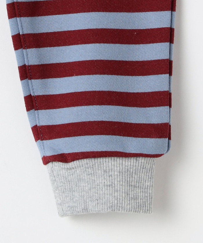 SHIPS KIDS:80～90cm / ボーダー リブ パンツ(508492840