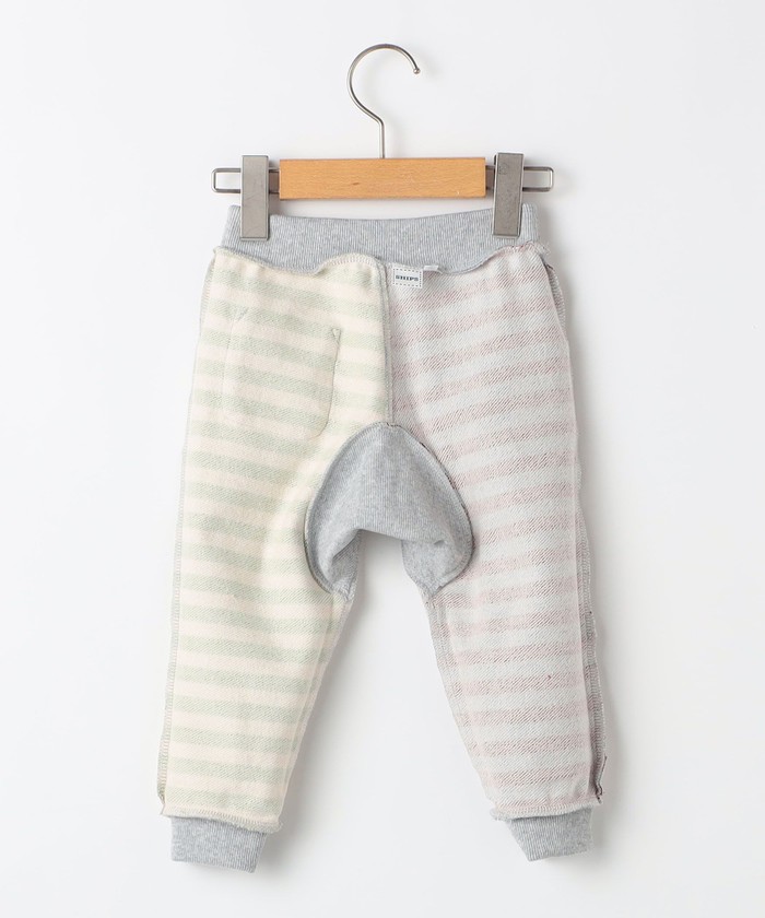 SHIPS KIDS:80～90cm / ボーダー リブ パンツ(508492840