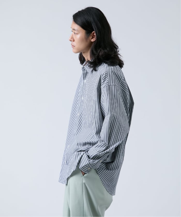 海外 c-boy 90's 太ストライプ BDシャツ BURBERRYスラックス 海外 c-boy 90's 太ストライプ BDシャツ BURBERRYスラックス