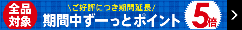 5,555円以上のお買い物がずーっとポイント5倍！