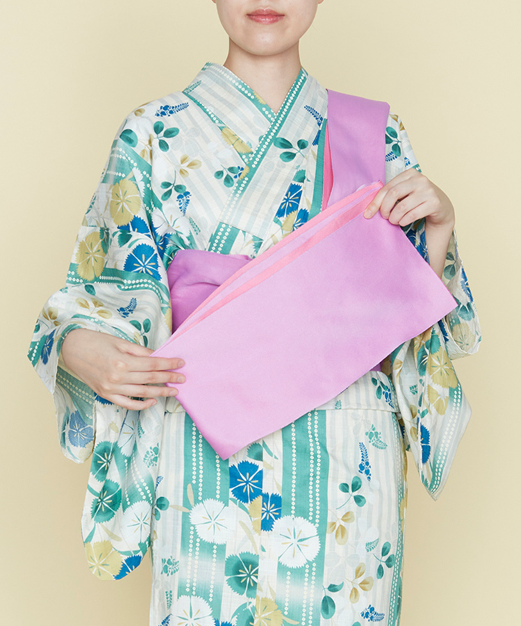 9. 帯を結ぶ
