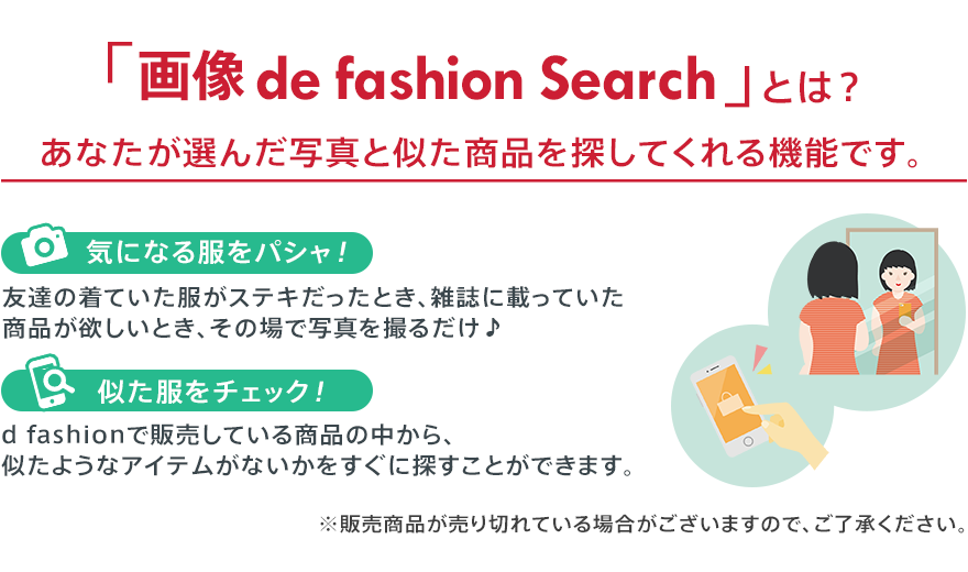 「画像 de fashion Search」とは？