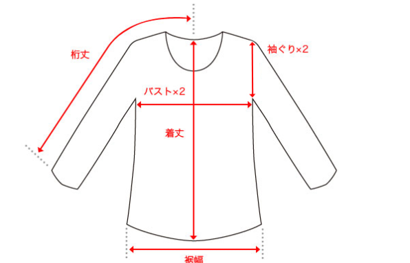 ラグランスリーブ