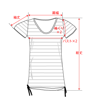 トップス（袖あり）