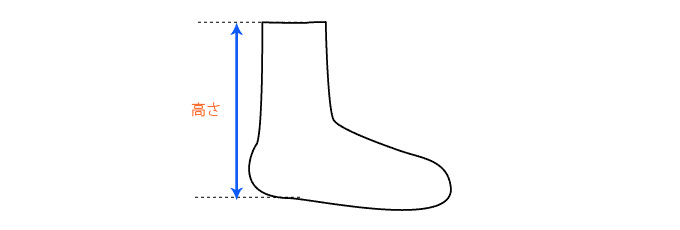 靴下の採寸方法