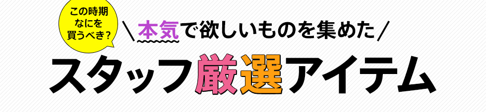 今超絶欲しいアイテム L