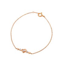 Canal ４℃/カナルヨンドシー Canal4℃ シルバーハートキュービックジルコニアブレス/001164387