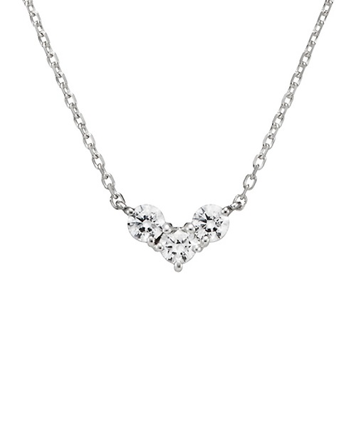 4°C エターナルシルバー ネックレス ジルコニア レディース 4℃ ネックレス 4℃エターナルシルバー ネックレス レディース