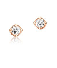 4℃/ヨンドシー 4℃ 0.05ctダイヤモンド ピンクゴールドピアス/001494606