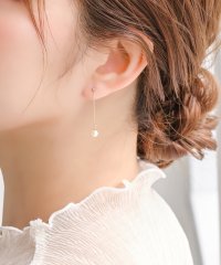 Phoebe/【K10】チェーンパールピアス/001508821