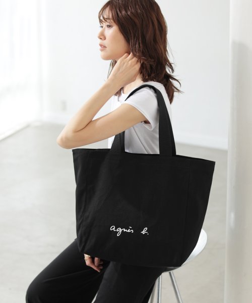 Web限定 Go03 01 ロゴトートバッグ アニエスベー ボヤージュ Agnes B Voyage D Fashion Web限定 Go03 01 ロゴトートバッグ アニエスベー ボヤージュ Agnes B Voyage D Fashion
