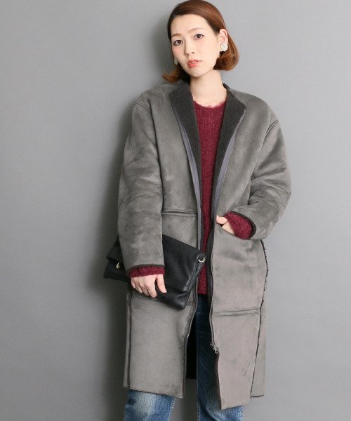 セール Rosso ウールリバーシブルフェイクムートンコート アーバンリサーチ アウトレット Urban Research Outlet D Fashion