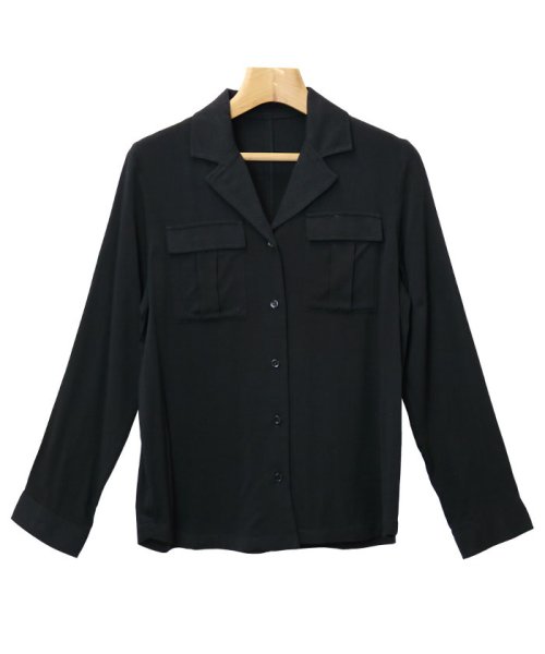 クーポン ブラウス レディース 長袖 シャツ サファリシャツ レーヨン とろみ トップス アンドミー And Me D Fashion クーポン ブラウス レディース 長袖 シャツ サファリシャツ レーヨン とろみ トップス アンドミー And Me D Fashion