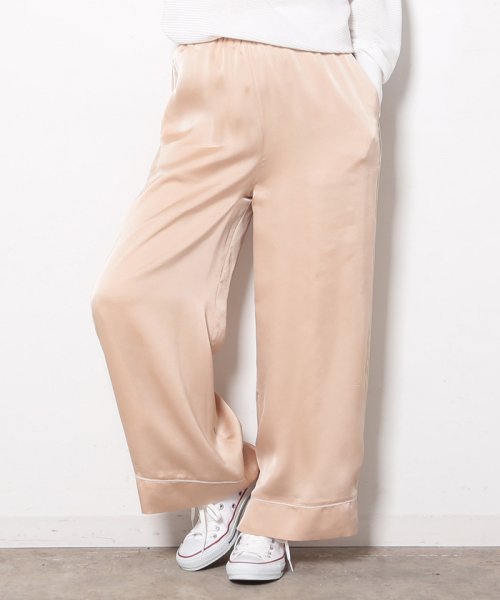 セール セットアップ対応商品 パジャマ風サテンパンツ ロペピクニック Rope Picnic D Fashion