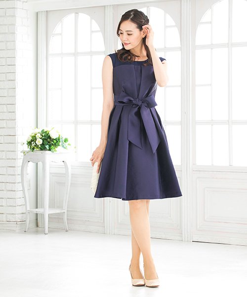 セール 50 Off 結婚式 お呼ばれ対応 ウエストリボンワンピ フォルムフォルマ Form Forma D Fashion
