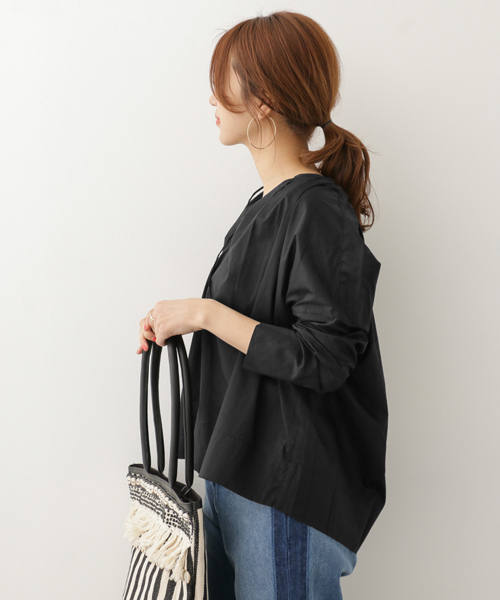 セール 40%OFF】ギャザープルオーバーブラウス(500242387
