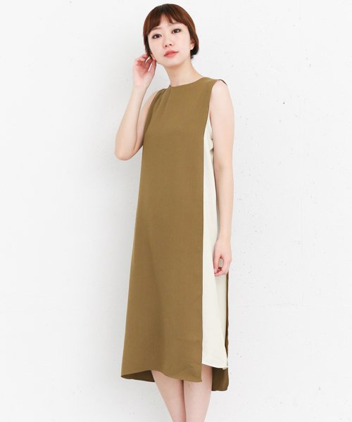 セール 50 Off Kbf バイカラーワンピース ケービーエフ Kbf D Fashion セール 50 Off Kbf バイカラーワンピース ケービーエフ Kbf D Fashion