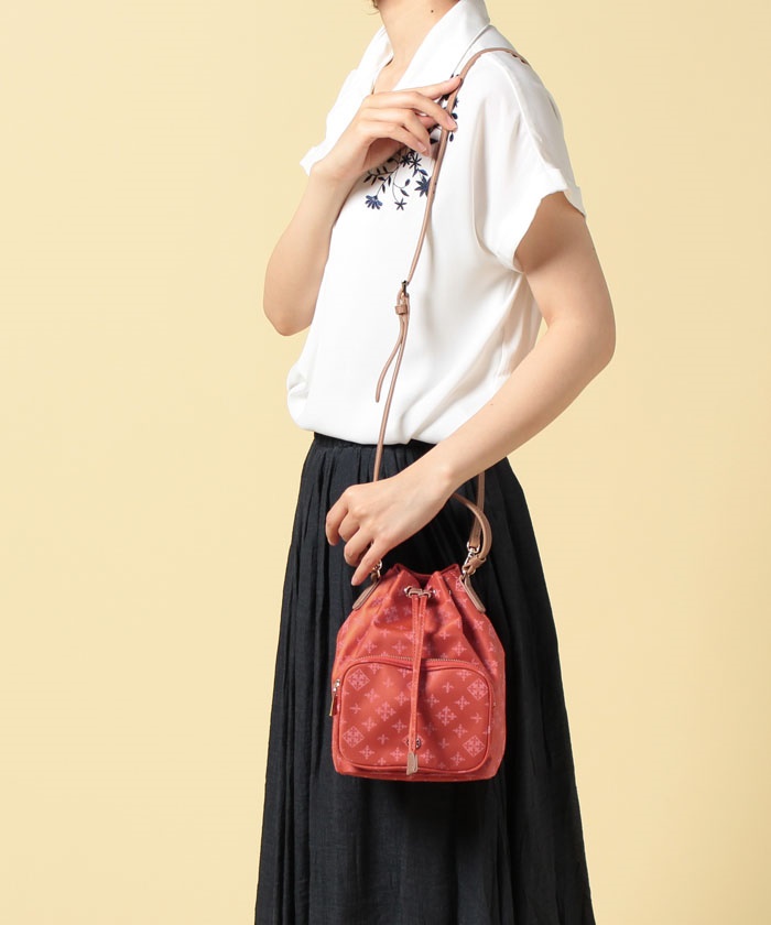 ラシット　russet 〈soeru〉巾着ミニショルダーバッグ　２way