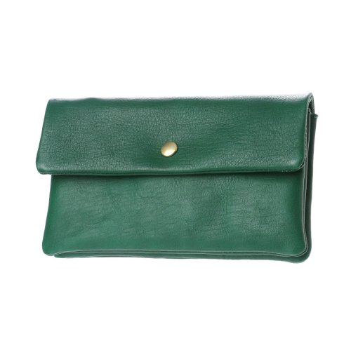 ペルケ perche / 牛革袋縫いかぶせ長財布