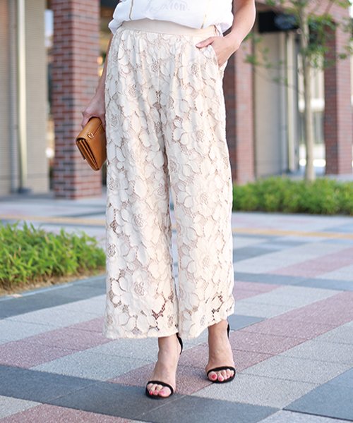 とげ 抑制する アンケート ワイド パンツ レース Yana Bg Net