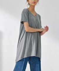 Ranan/接触冷感　ゆるシルエットVネックＴシャツ/500369450