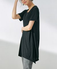 Ranan/接触冷感　ゆるシルエットVネックＴシャツ/500369450