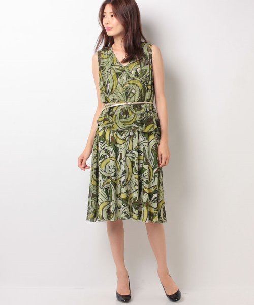 セール バナナ柄ティアードワンピース ブージュルード Bou Jeloud D Fashion