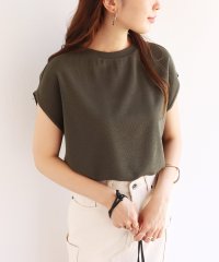 and　Me.../アンドミー andme フレンチスリーブ半袖クルーネックニットソーTシャツ/500452416