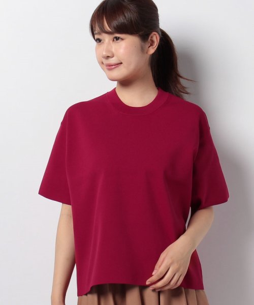 セール 60%OFF】総針半袖クルーネックプルオーバー(500439509) アダム エ ロペ(ADAM ET ROPE 総針クルーネックハンソデプルオーバー