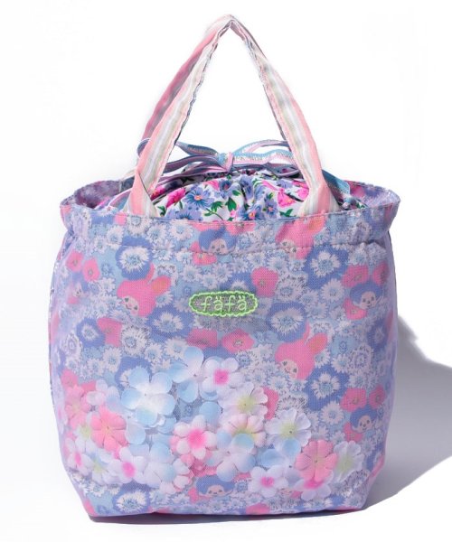 NEOLA】造花入りトートバッグ モンチッチ × チムたん(500481505) フェフェ(fafa) d fashion モンチッチ×fafa トートバッグ