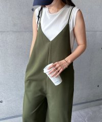 and　Me.../アンドミー andme キャミ サロペット Vネック ワイドパンツ オールインワン キャミソール ワンピース マタニティ/500523565
