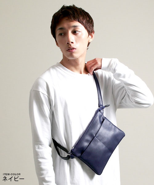 カジュアル THE CASUAL PU レザー サコッシュ メンズ レディース カジュアル THE CASUAL PU レザー サコッシュ メンズ レディース