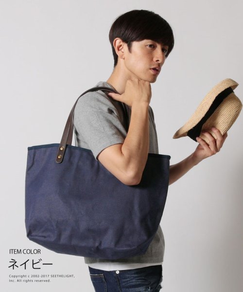メンズ トートバッグ 春 夏 秋 冬 メンズファッション 撥水加工 キャンバス バッグ Spu スプ ザ カジュアル The Casual D Fashion