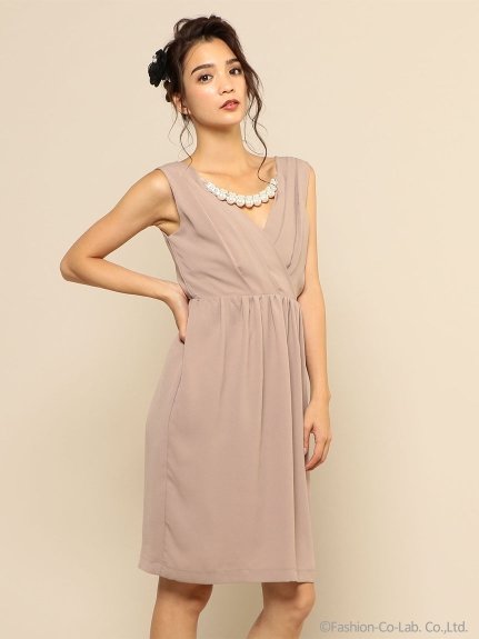 セール 33 Off ビッグパールネックレス付カシュクールワンピース ロイヤルパーティー Royal Party D Fashion セール 33 Off ビッグパールネックレス付カシュクールワンピース ロイヤルパーティー Royal Party D Fashion