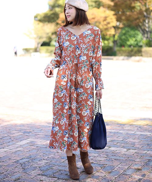 セール 50 Off ヴィンテージ花柄ワンピース ブージュルード Bou Jeloud D Fashion
