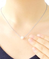 JEWELRY SELECTION/胸元をエレガントに飾る　あこや本真珠　7.5〜8mm　一粒スルーネックレス/500624387