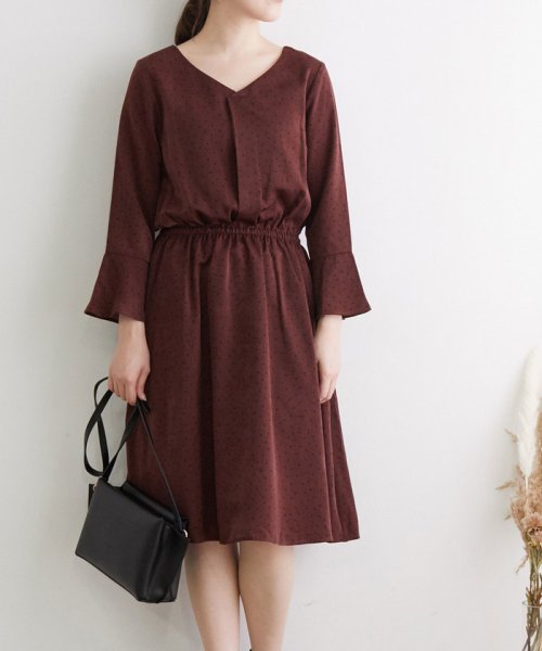 セール ドットプリントワンピース ロペピクニック Rope Picnic D Fashion セール ドットプリントワンピース ロペピクニック Rope Picnic D Fashion