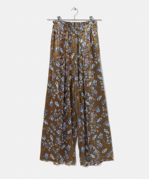 セール ボタニカルベロアパンツ ケービーエフ Kbf D Fashion